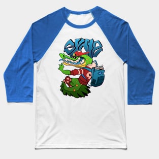 Skater Gator Baseball T-Shirt